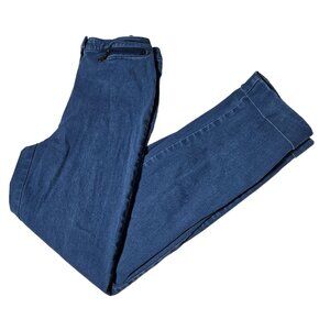 Charter Club Jeans Womens Size 4P Straight Leg Mid Rise Medium Wash Denim Pants